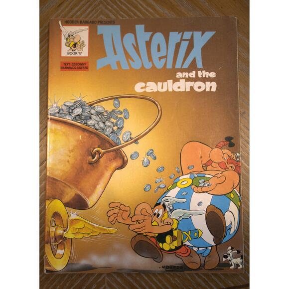 Asterix and the Cauldron Book 17 Goscinny & Uderzo 1993 Vintage English Comic - Picture 1 of 3